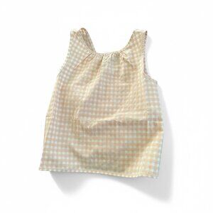 Sunday Collective Melon Gingham Tank – Pink – Size 10–11Y – NWT